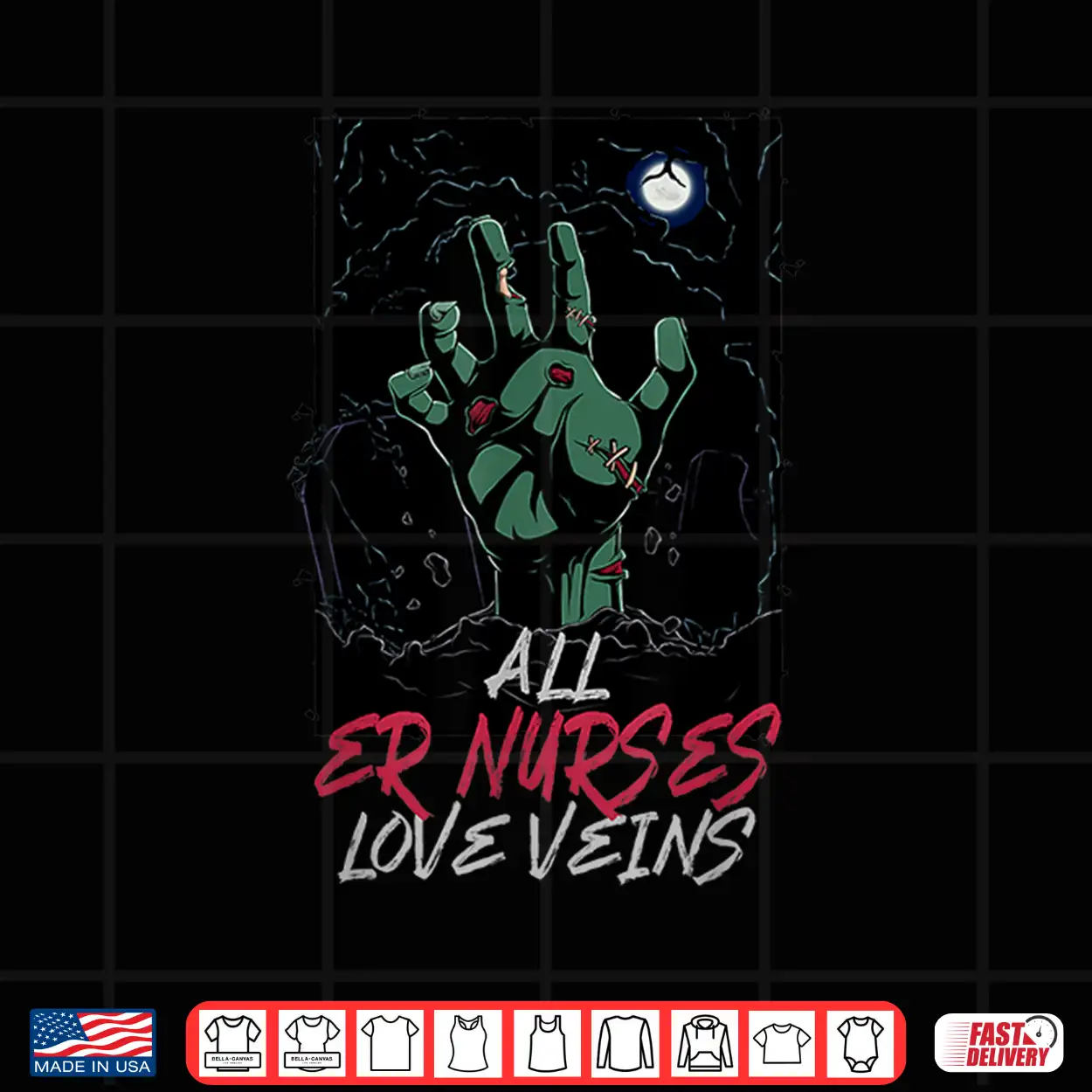 All Er Nurses Love Veins Halloween Emergency Nurse Scary Shirt All Er Nurses Love Veins Halloween Emergency Nurse Scary Shirt