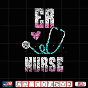 Design Er Nurse Ed Emergency Room Nurses Nursing Shirt