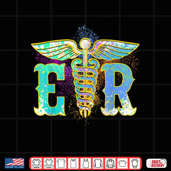 Design Er Nurse Illustration Design Emergency Nurses Day Shirt