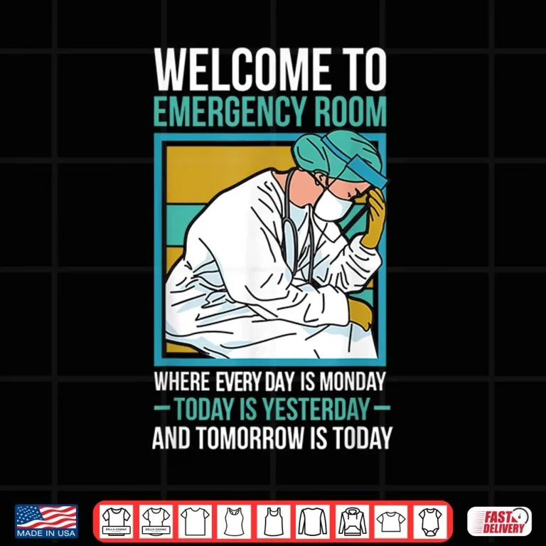 Design Funny Er Nurse Emergency Nurse Er Nursing Shirt