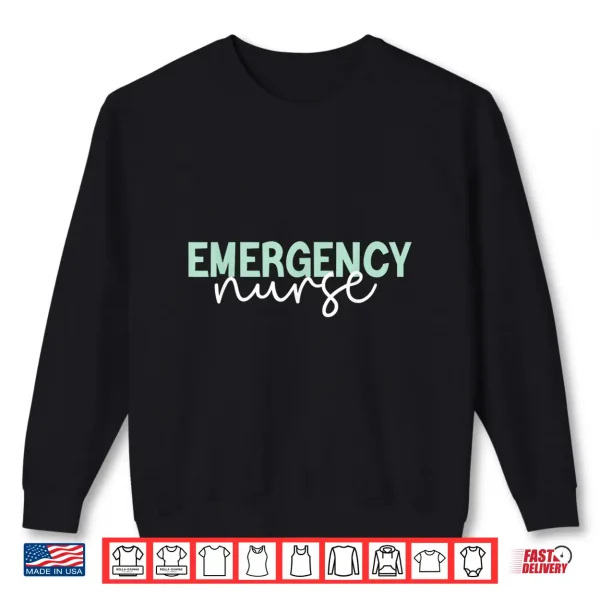 Sweatshirt Nurse Team Emergency Nurse Er Nurses Life Registered Er Shirt