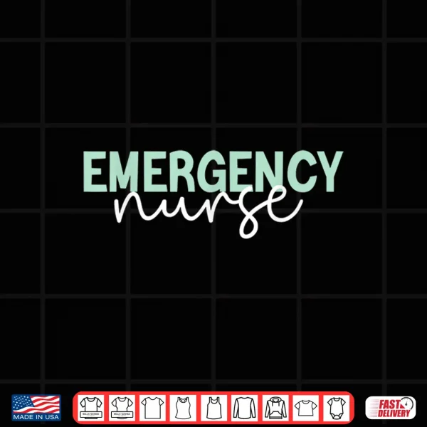 Design Nurse Team Emergency Nurse Er Nurses Life Registered Er Shirt