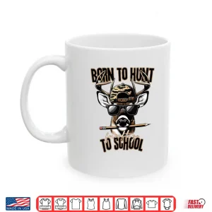 Mug Forced to Go to School Deer Hunting Boy Camo Shirt