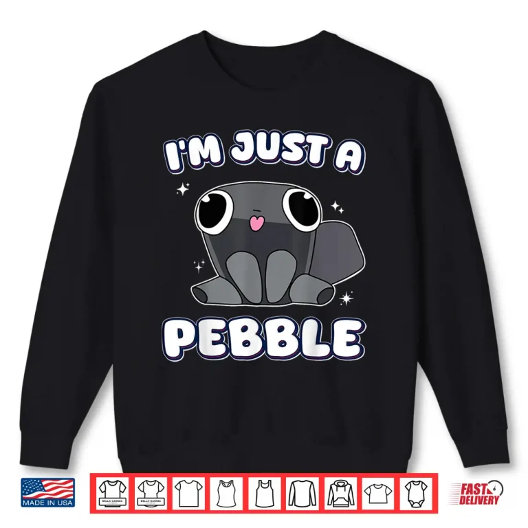 Sweatshirt Im Just a Pebble Dandys World Shirt