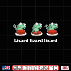 Design Lizard Lizard Lizard Funny Weirdcore Shirt