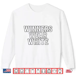 Sweatshirt Winners Wear White Matching Summer Camp Shirt