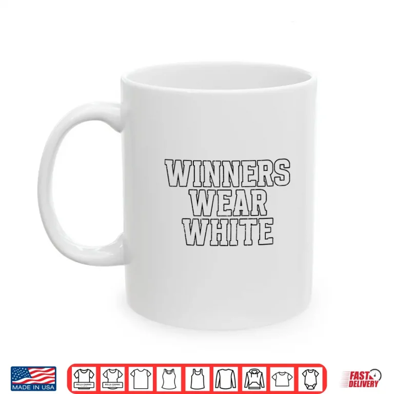 Mug Winners Wear White Matching Summer Camp Shirt