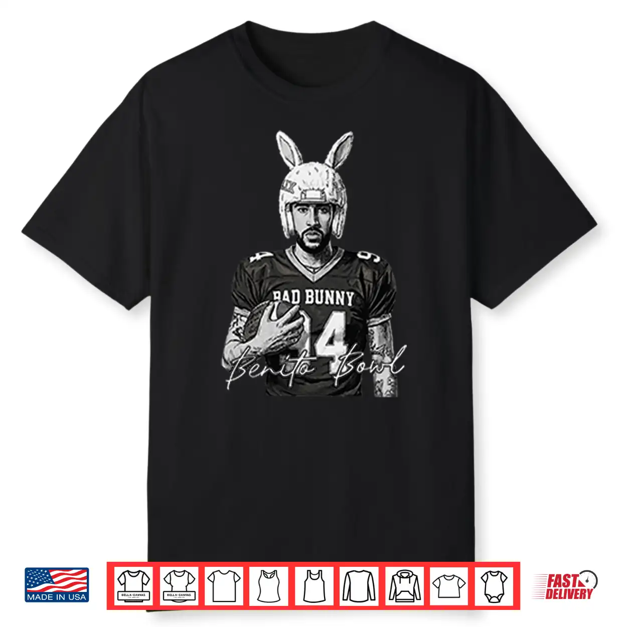 Bad Bunny Football Shirt Bad Bunny Football Shirt