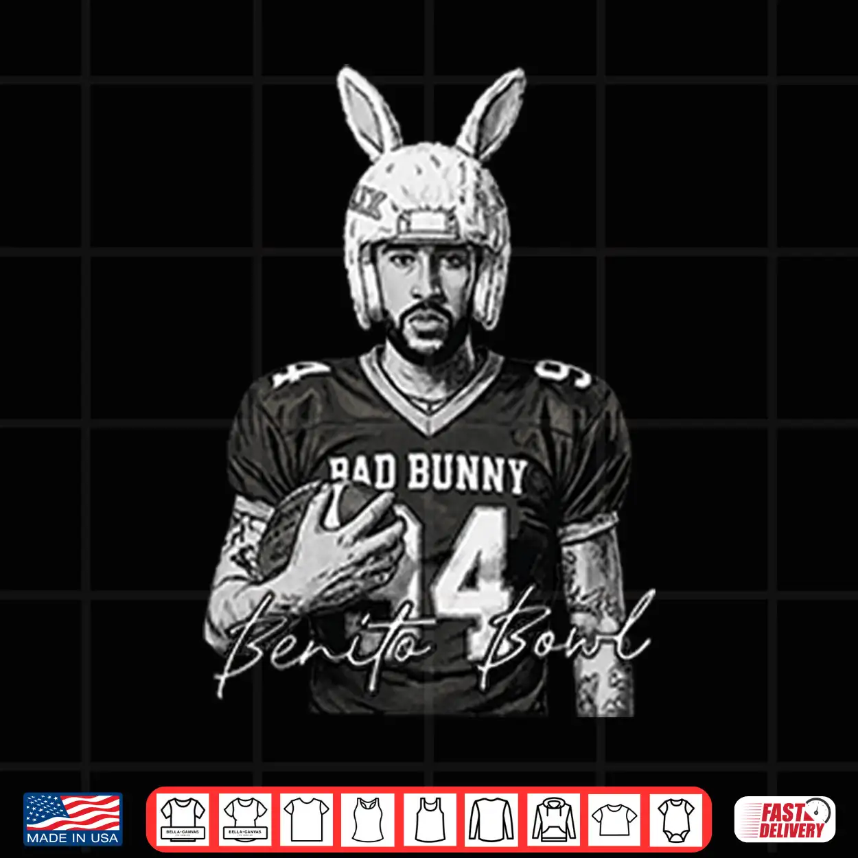 Bad Bunny Football Shirt Bad Bunny Football Shirt