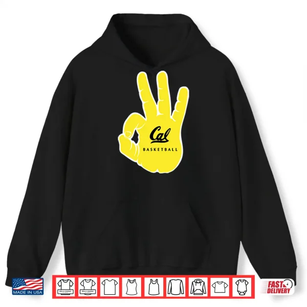 Hoodie California Golden Bears Cal Basketball Hand Sign Shirt