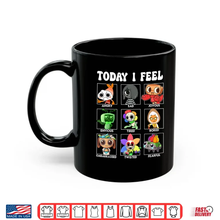 Mug Dandys Toons Kids World Characters Today I Feel Panels Shirt