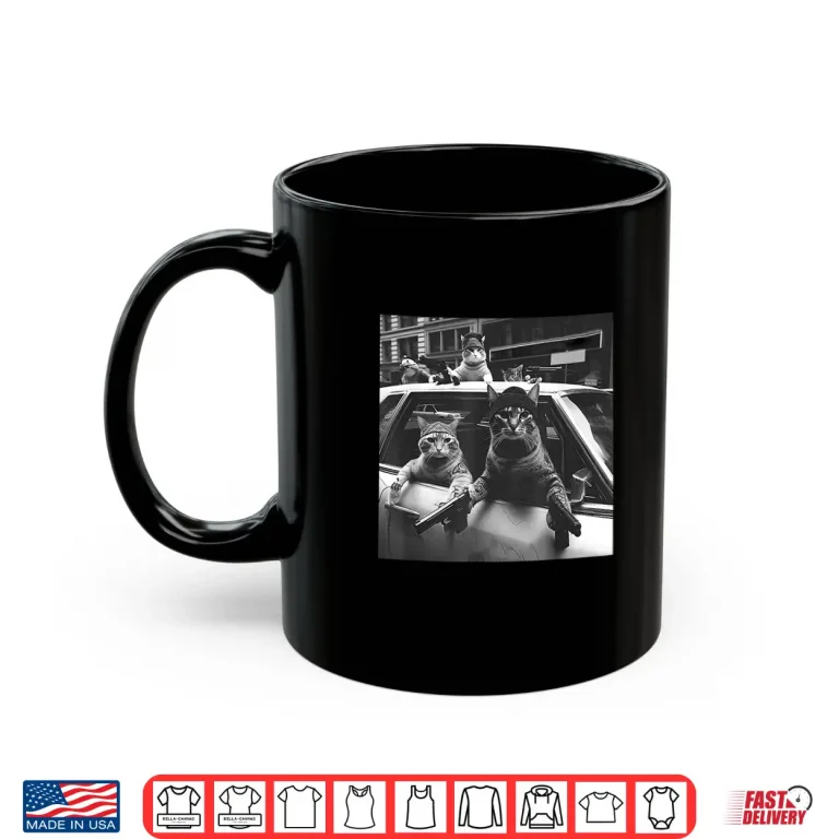 Mug Funny Cat Gang Vintage Shirt