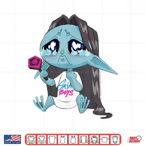 Design Chibi Crying Saja Boys Demon Fan Shirt