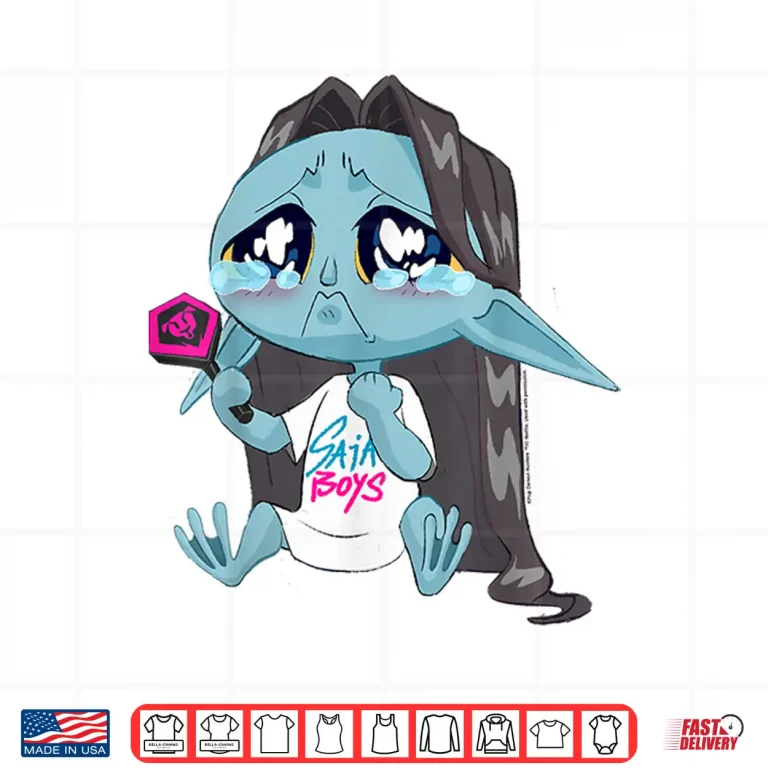 Design Chibi Crying Saja Boys Demon Fan Shirt
