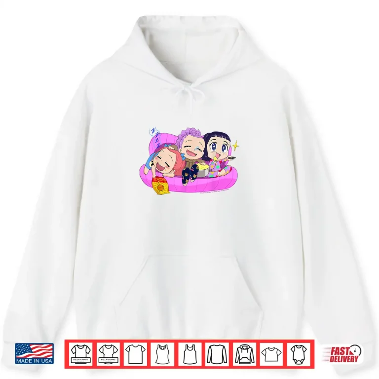 Hoodie Chibi Huntrix Relaxing in The Couch Shirt 1