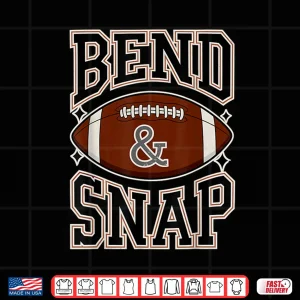 Design Game Day Touchdown Season Cute Bend and Snap Football Shirt