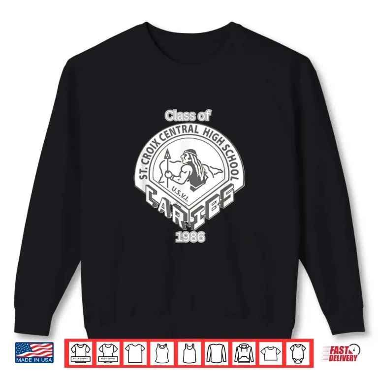 Sweatshirt St. Croix Central High 1986 Class Shirt