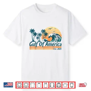 Gulf Of America Beach Coastal Vintage Usa Shirt