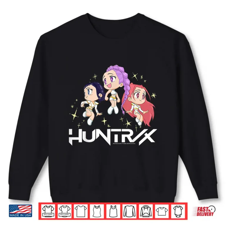 Sweatshirt Huntrix Chibi Sparkling Group Shot Shirt