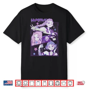 Huntrix Cute Vintage Animated Panels Shirt