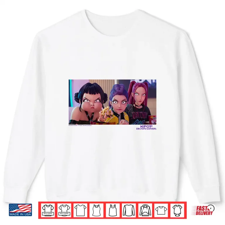 Sweatshirt Huntrix Interrupted Snack Time Scene Shirt