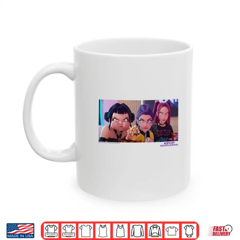 Mug Huntrix Interrupted Snack Time Scene Shirt