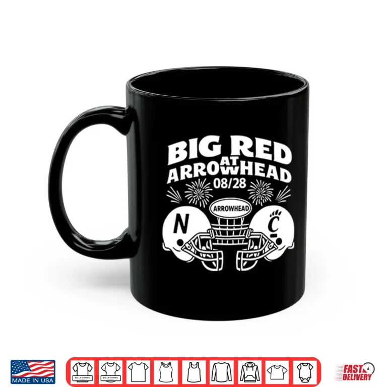 Mug Big Red Arrowhead Football Nebraska Vs Cincinnati 08 28 Shirt