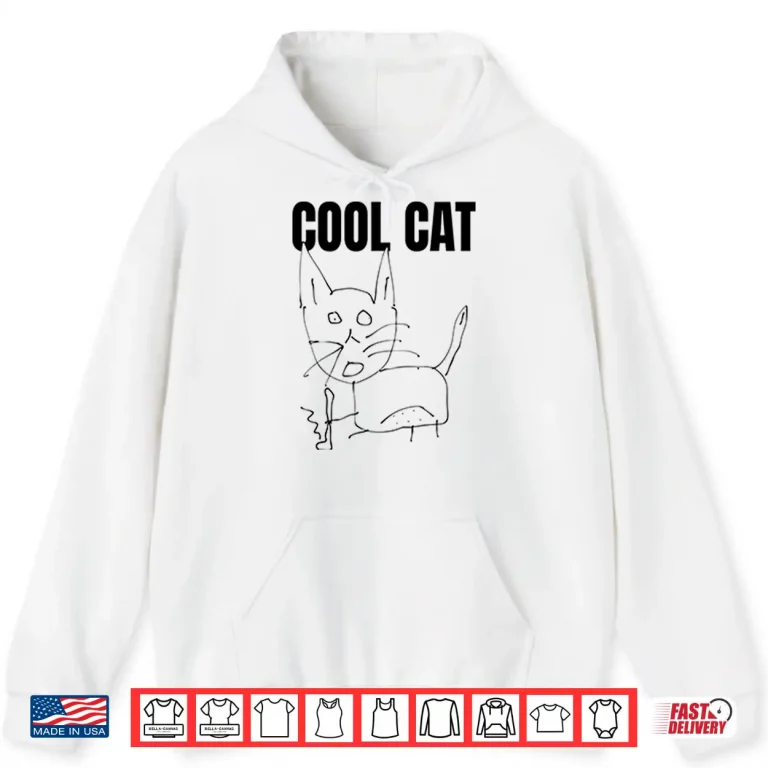Hoodie Cool Cat And Skateboard Shirt