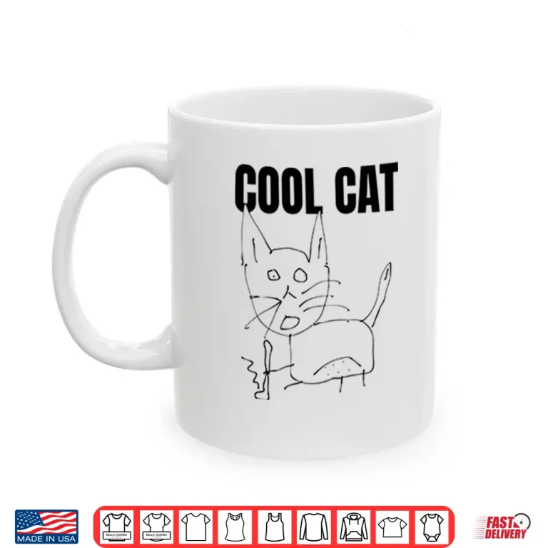 Mug Cool Cat And Skateboard Shirt