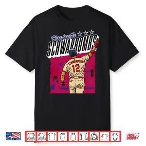 Here For The Schwarbomb Kyle Schwarber Shirt