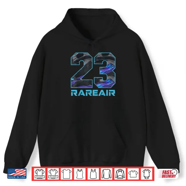 Hoodie Number 23 8 Aqua Color Match Graphic lb172 Shirt