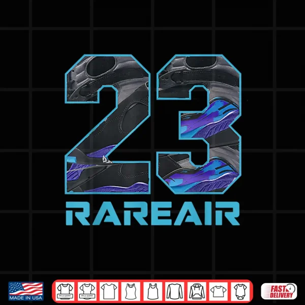 Design Number 23 8 Aqua Color Match Graphic lb172 Shirt