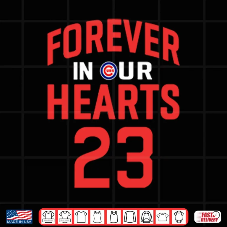 Design Ryne Sandberg Forever 23 In Our Hearts Shirt