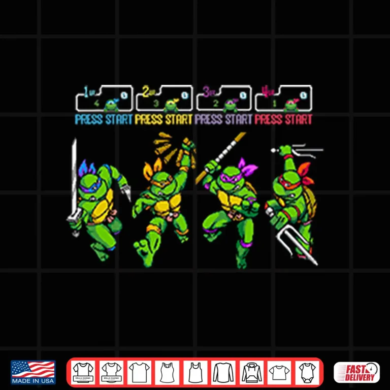 Design Teenage Mutant Ninja Turtles Gaming Shirt 1