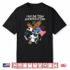I Put The Tism In Patriotism Athletic Eagle Shirt