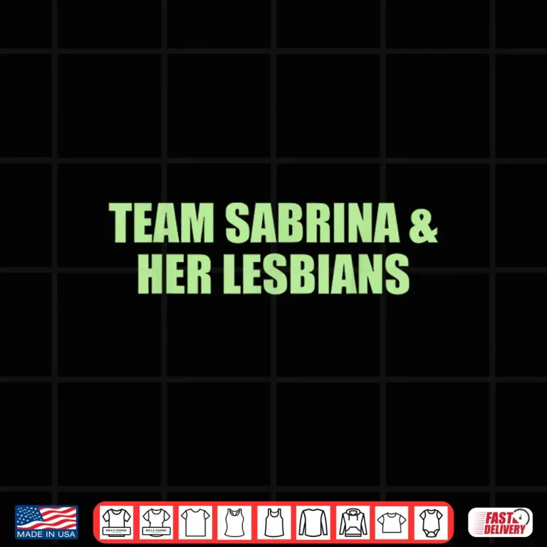 Design Team Sabrina Her Lesbians Retro LBGT Aesthetic Shirt
