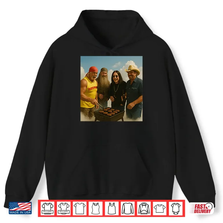 Hoodie Hulk Hogan Ozzy Osbourne Phil Robertson Toby Keith Shirt