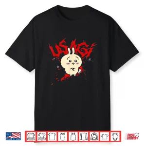 Cute Bunny Rabbit Eating Usagi Shirt