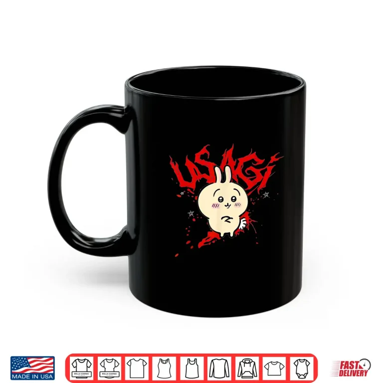 Mug Cute Bunny Rabbit Eating Usagi Shirt