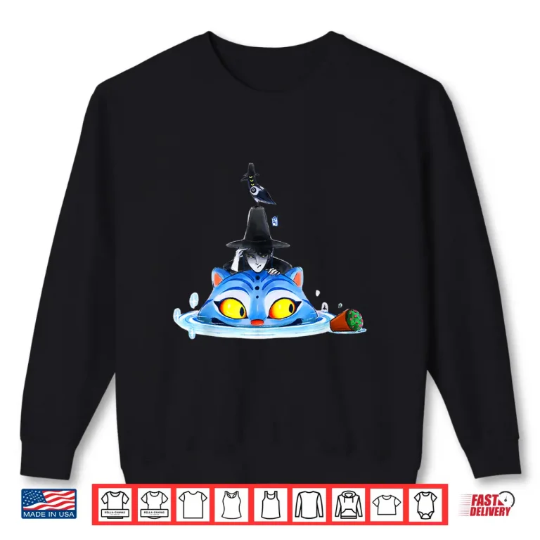 Sweatshirt Cute Derpy Tiger and Bird Japanese Art Shirt