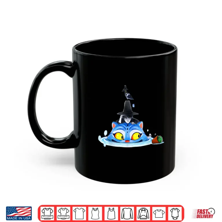 Mug Cute Derpy Tiger and Bird Japanese Art Shirt