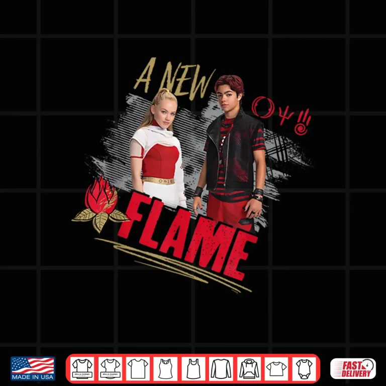 Design Disney Zombies 4 Nova and Victor A New Flame Shirt 1