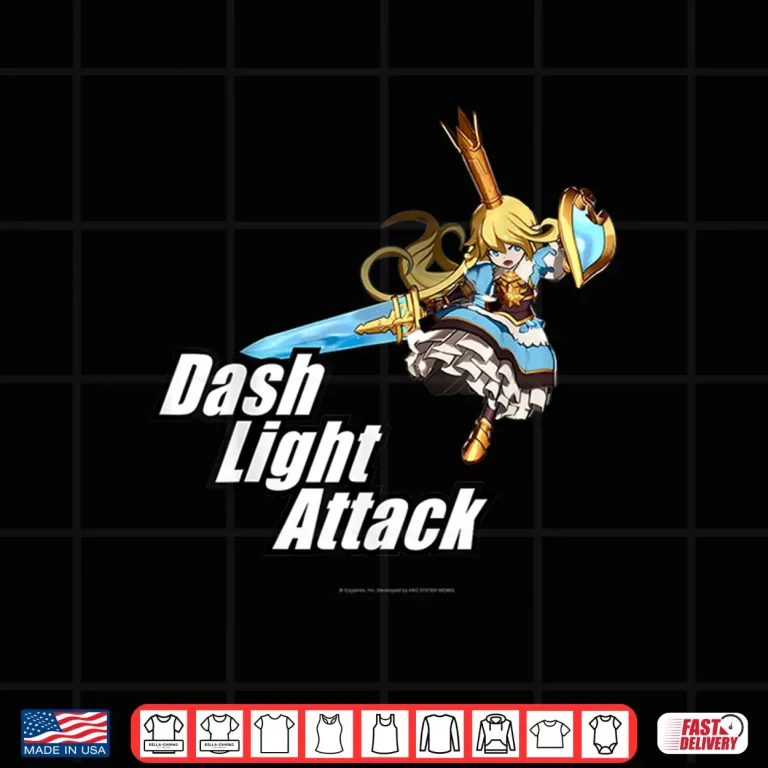 Design Granblue Fantasy Versus Rising Dash Light Attack Charlotta Shirt