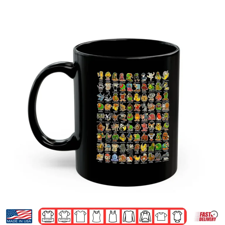 Mug Italian Brainrot Gen Z Funny Meme 90 Brainrot Characters Shirt