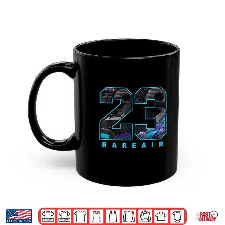 Mug Number 23 8 Aqua Matching Tee Color Match Graphic Shirt