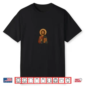 Greek Orthodox Icon Of The Lord Jesus Christ Shirt