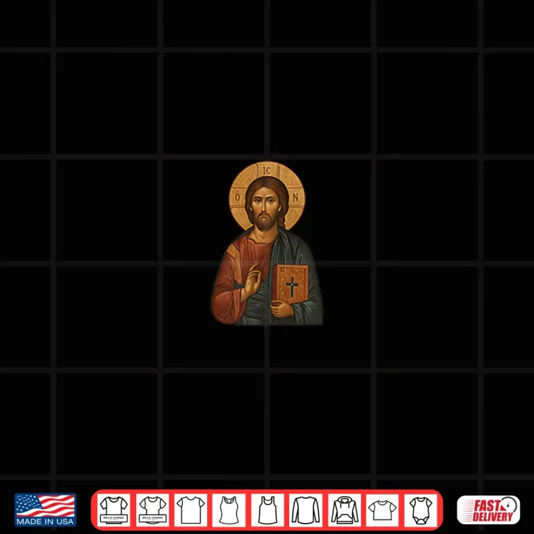 Design Greek Orthodox Icon Of The Lord Jesus Christ Shirt