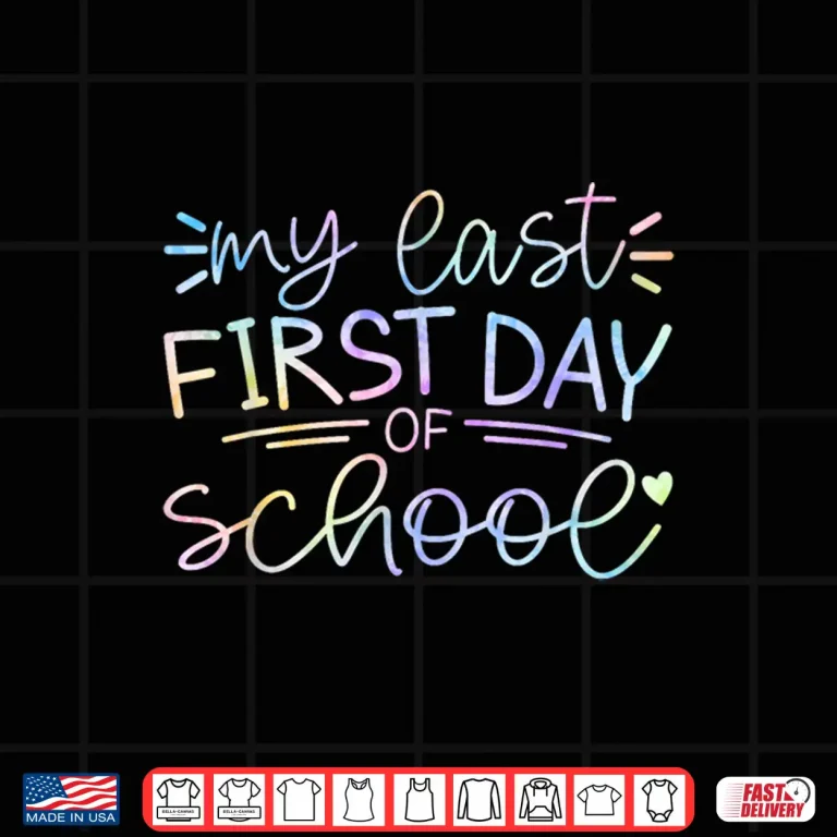 Design My Last First Day of School Teacher Retirement Senior 2026 Shirt