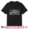 Peace Sign Cute Axolotl Missouri License Plate Shirt
