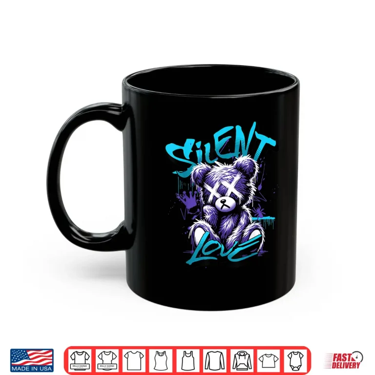 Mug Silent Love 8 Aqua Matching Tee Color Match Graphic Shirt
